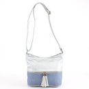 HB3016C Monogrammable Fashion Crossbody Bag With Tassel - MiMi Wholesale