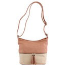 HB3016C Monogrammable Fashion Crossbody Bag With Tassel - MiMi Wholesale