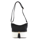 HB3016C Monogrammable Fashion Crossbody Bag With Tassel - MiMi Wholesale
