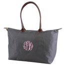 HD1293 21" Nylon Zip Tote Bag - MiMi Wholesale