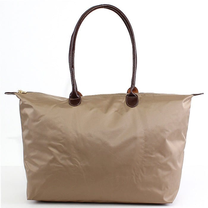 HD1293 21" Nylon Zip Tote Bag - MiMi Wholesale
