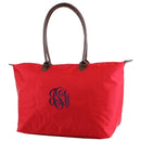 HD1293 21" Nylon Zip Tote Bag - MiMi Wholesale