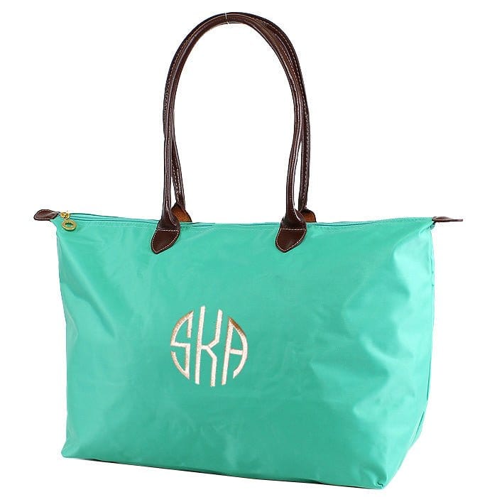 HD1293 21" Nylon Zip Tote Bag - MiMi Wholesale