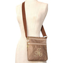 HD1851 Monogrammable Nylon Fabric Crossbody Bag - MiMi Wholesale