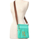HD1851 Monogrammable Nylon Fabric Crossbody Bag - MiMi Wholesale