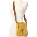 HD1851 Monogrammable Nylon Fabric Crossbody Bag - MiMi Wholesale