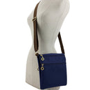 HD1851 Monogrammable Nylon Fabric Crossbody Bag - MiMi Wholesale