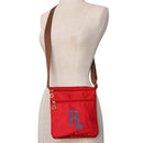 HD1851 Monogrammable Nylon Fabric Crossbody Bag - MiMi Wholesale