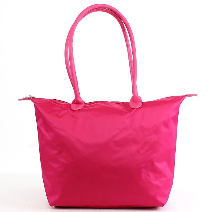 HD2186 17"Nylon Tote with Matching Handle Color - MiMi Wholesale