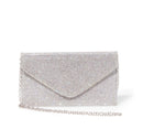 HD2521 Rhinestone Embellished Envelope Clutch - MiMi Wholesale