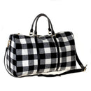 HD3006 Buffalo Plaid Duffel Bag - MiMi Wholesale