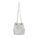 HD3227 Rhinestone Mesh Bucket Handbag - MiMi Wholesale