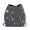 HD3227 Rhinestone Mesh Bucket Handbag - MiMi Wholesale