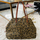 HD3262 Leopard Canvas Tote - MiMi Wholesale