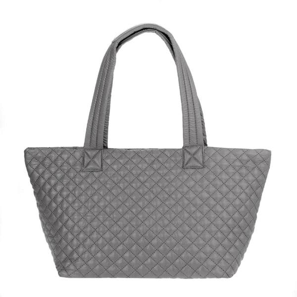 HD3466 Quilted Soft Nylon Tote Bag - MiMi Wholesale