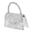 HD3878 Ellena Pearl Embellished Top Handle Satchel - MiMi Wholesale