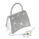 HD3897 Amilia Structure Sparkle Satchel - MiMi Wholesale