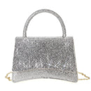 HD3897 Amilia Structure Sparkle Satchel - MiMi Wholesale
