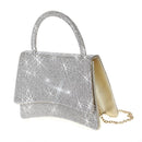 HD3897 Amilia Structure Sparkle Satchel - MiMi Wholesale