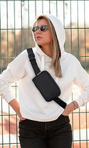HD3945 Lisa Nylon Unisex Fanny Pack/Belt Bag/Sling Bag - MiMi Wholesale
