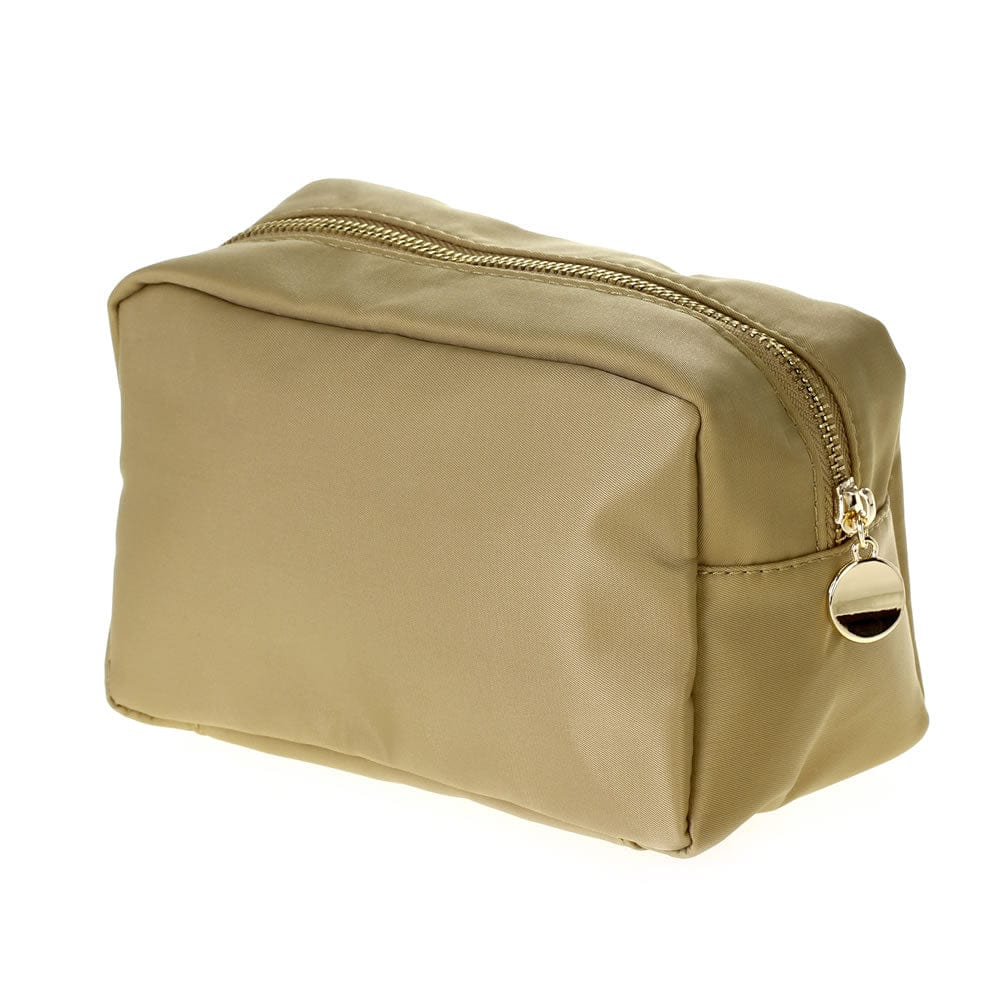 HM1012 Emma Round Zippered Nylon Cosmetic Pouch Bag - MiMi Wholesale