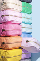 HM1012 Emma Round Zippered Nylon Cosmetic Pouch Bag - MiMi Wholesale