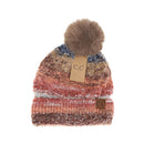 HTC0041 Luna Space Dye Pom Beanie - MiMi Wholesale