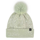 HTC0044 Sofia All Over Sequin Pom Beanie - MiMi Wholesale