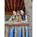 HTC0044 Sofia All Over Sequin Pom Beanie - MiMi Wholesale