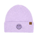 HTE0100 Layla Rhinestone Smiley Beanie - MiMi Wholesale