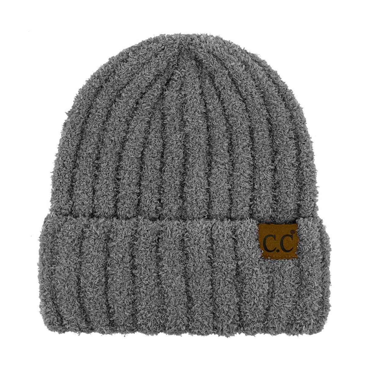 HTR0065 Ellie Fuzzy Beanie - MiMi Wholesale