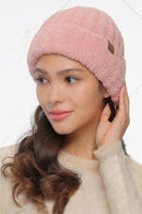 HTR0065 Ellie Fuzzy Beanie - MiMi Wholesale