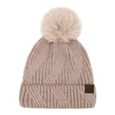 HTS0006 Grace Sequin Pom Beanie - MiMi Wholesale