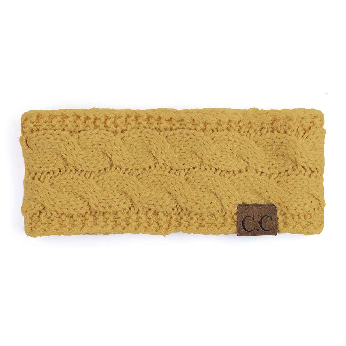 Winter Ear Muffs For Kids Funky Junque Cable Knt Fuzzy Lned Head Wrap Headband Ear Warmer B 1063369