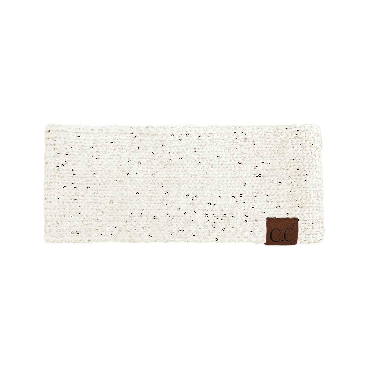 HWE0034 Michelle Fuzzy Lined Sequin Head Wrap - MiMi Wholesale