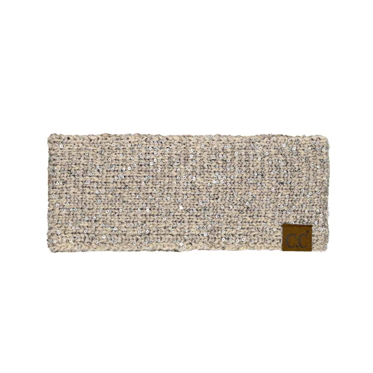 HWE0034 Michelle Fuzzy Lined Sequin Head Wrap - MiMi Wholesale