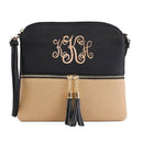 HY2038E Monogrammable Fashion Crossbody Bag With Tassel - MiMi Wholesale