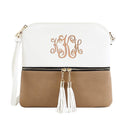 HY2038E Monogrammable Fashion Crossbody Bag With Tassel - MiMi Wholesale