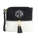 HY2038E Monogrammable Fashion Crossbody Bag With Tassel - MiMi Wholesale