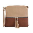 HY2038E Monogrammable Fashion Crossbody Bag With Tassel - MiMi Wholesale