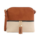 HY2038E Monogrammable Fashion Crossbody Bag With Tassel - MiMi Wholesale