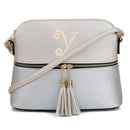 HY3031P Monogrammable Fashion Crossbody Bag with Tassel - MiMi Wholesale