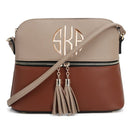 HY3031P Monogrammable Fashion Crossbody Bag with Tassel - MiMi Wholesale