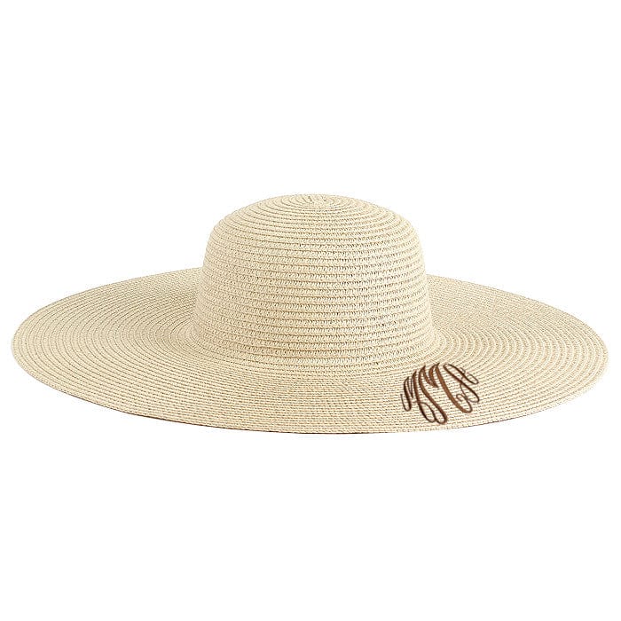 AO346  Monogrammable Floppy Hat 