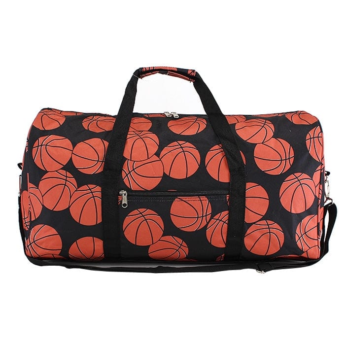 NDN22-32  Basketball Around Duffle Bag