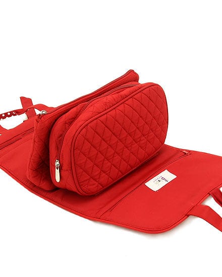 QS201 Quilted Solid 3PC Cosmetic Bag