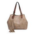 J1725 Bag-in-a-Bag Satchel w/ Tassel - MiMi Wholesale