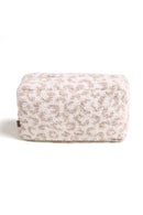 JBG102 Leopard Super Lux Microfiber Makeup Pouch - MiMi Wholesale