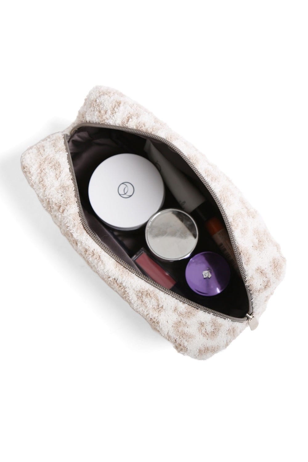 JBG102 Leopard Super Lux Microfiber Makeup Pouch - MiMi Wholesale