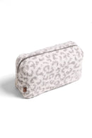 JBG102 Leopard Super Lux Microfiber Makeup Pouch - MiMi Wholesale